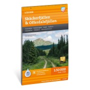 Skäckerfjällen & Offerdalsfjällen 1:50 000 Calazo